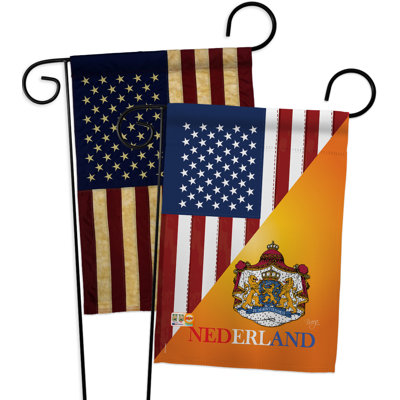 Double Sided 18.5'' H x 13'' W Polyester Garden Flag
