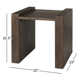 Tabb Solid Wood End Table