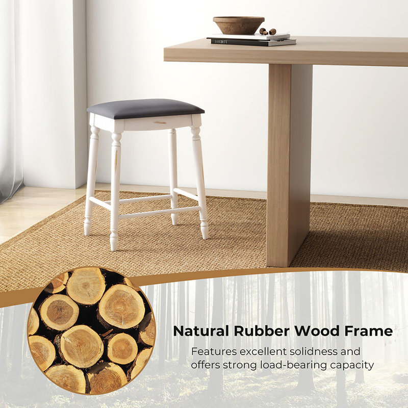 Tabouret Champetre, Tabouret de comptoir (siège d'une hauteur de 24 p, 2