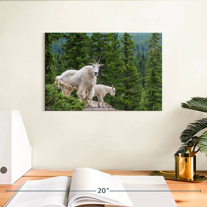Cliff Mountain Goats, 8" H x 12" W
