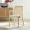 Monarch Wood And Rattan Dining Armchair