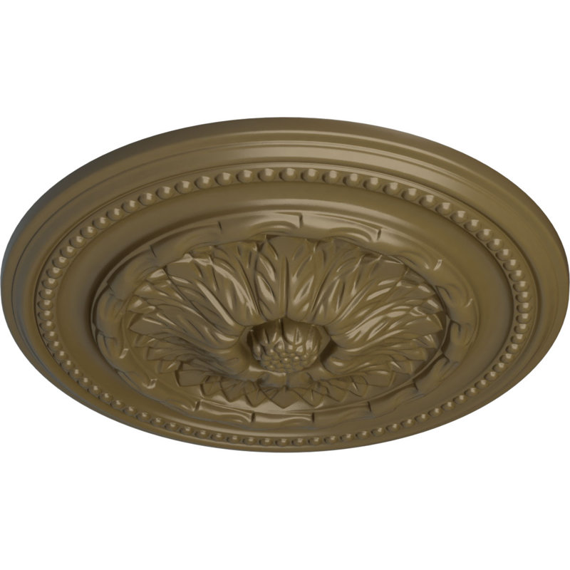 Médaillon de plafond Chester H 15,75 po x l 15,75 po x P 1,875 po, Boue Mississippi