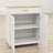 Kitchen Island With Drawer, Adjustable Shelves, Solid Construction & Towel Holder Lockable Wheels, Board, Double Doors, Rack-1090539475