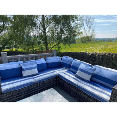 Othell Indoor / Outdoor Striped Pillow Cover