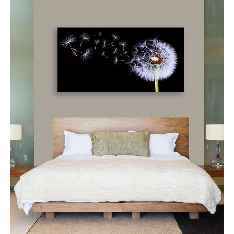 «Flying Dandelion», art mural sur toile, H 30 po x l 60 po x P 1,5 po
