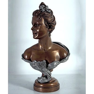 French Rose Bust Life Size Statue