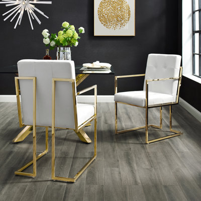 Fauteuil capitonné Vannessa