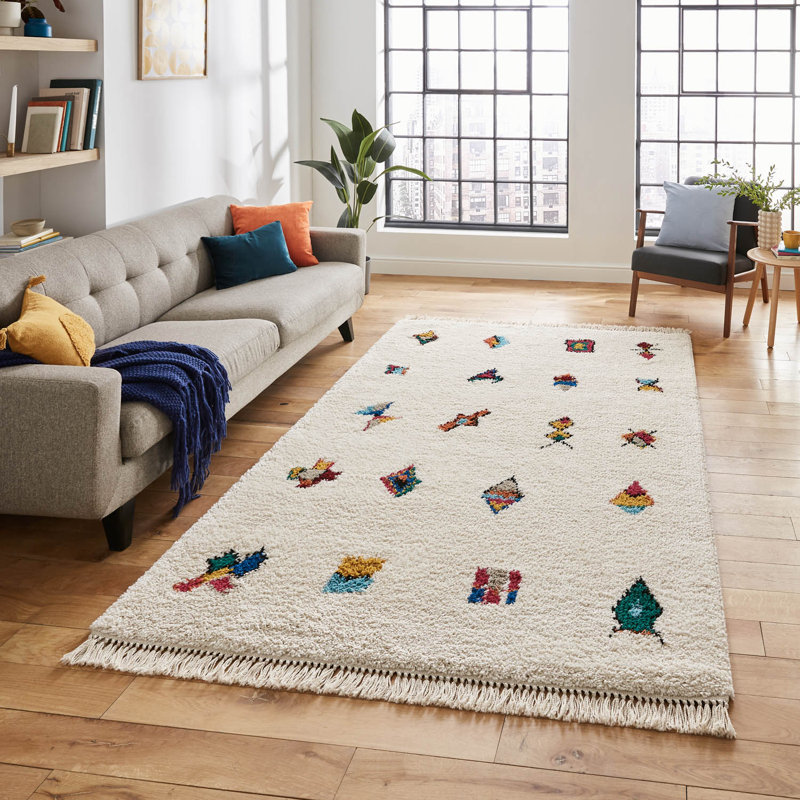 Geometric Machine Tufted Area Rug, Rectangle 160 x 220 cm