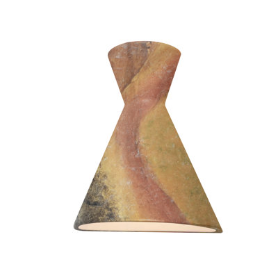 Ambiance - Retro LED Wall Sconce (Outdoor) - Closed Top - Harvest Yellow Slate