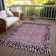 Machine Washable Indoor/Outdoor Claudian ACN1230 Pink Rug