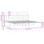 vidaXL Metal Bed Frame Bedroom Bed Base Bedstead Metal Matress Foundation-1258885550