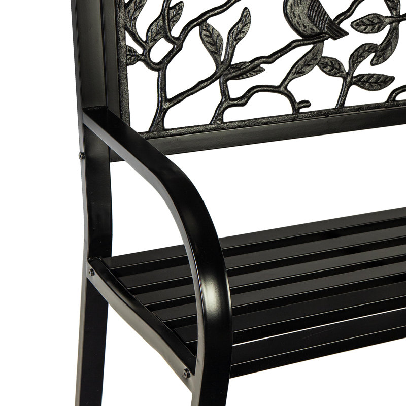 Banc de jardin en métal Cardinals