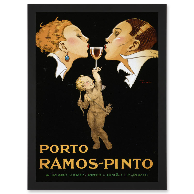 Vincent Deco Ad Ramos Pinto Port - Single Picture Frame Print