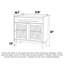 Buffet en bois massif et en verre de style scandinave-1725529958