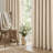 Graciella Thermal Insulated Faux Linen Textured 100% Blackout Curtains for Bedroom Living Room Back Tab/Rod Pocket-1820785325-1820785326