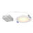 4.55'' Selectable Color Temperature 15 Watt Dimmable Air-Tight IC Rated LED Canless Recessed Lighting Kit