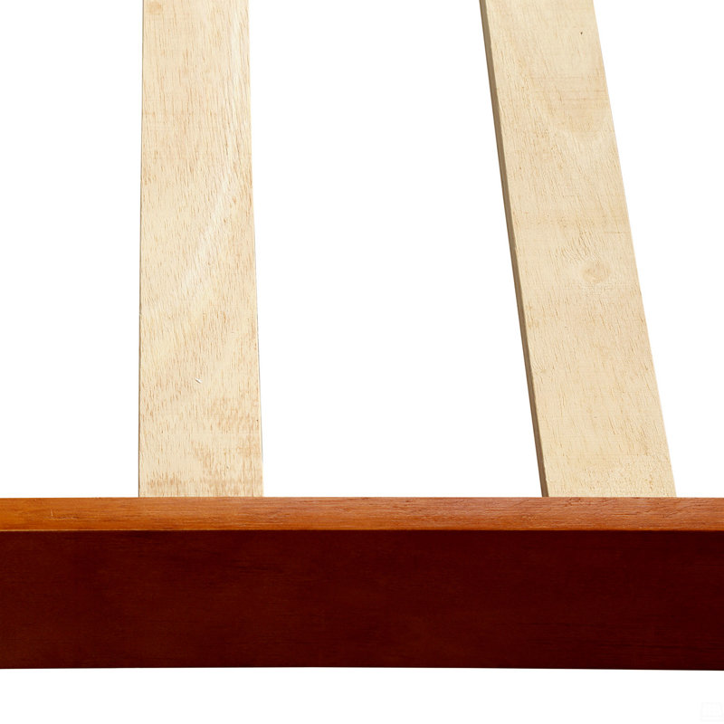 Modern Bed, Wood Platform Bed Bed With Headboard And Footboard, Oak
