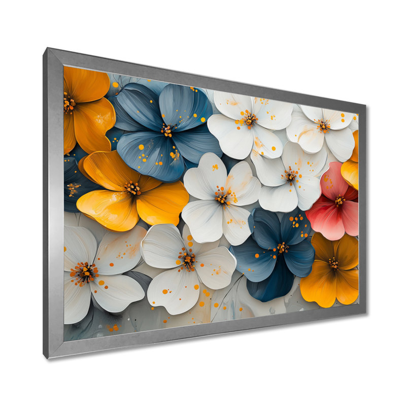 Velours sauvage Ilihia, Reproduction encadrée d'une seule photo, Argent argent, H 34 po x l 44 po