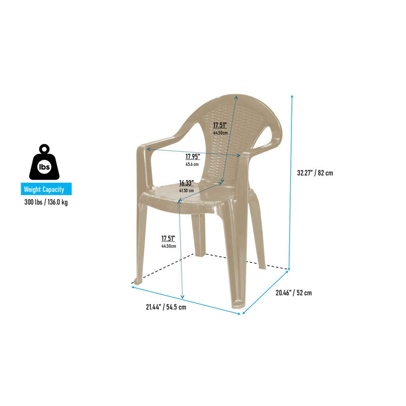 5-Piece Chair & Table Set, Beige