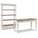 Braden 2 Writing Desk Office Set with Power Outlet