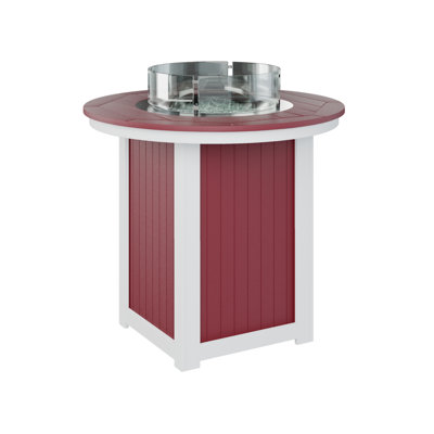 Berlin Gardens Donoma 44″ Round Bar Fire Pit Table