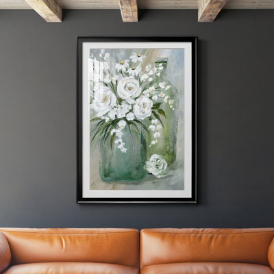 Après-midi rose - peinture sur toile encadrée