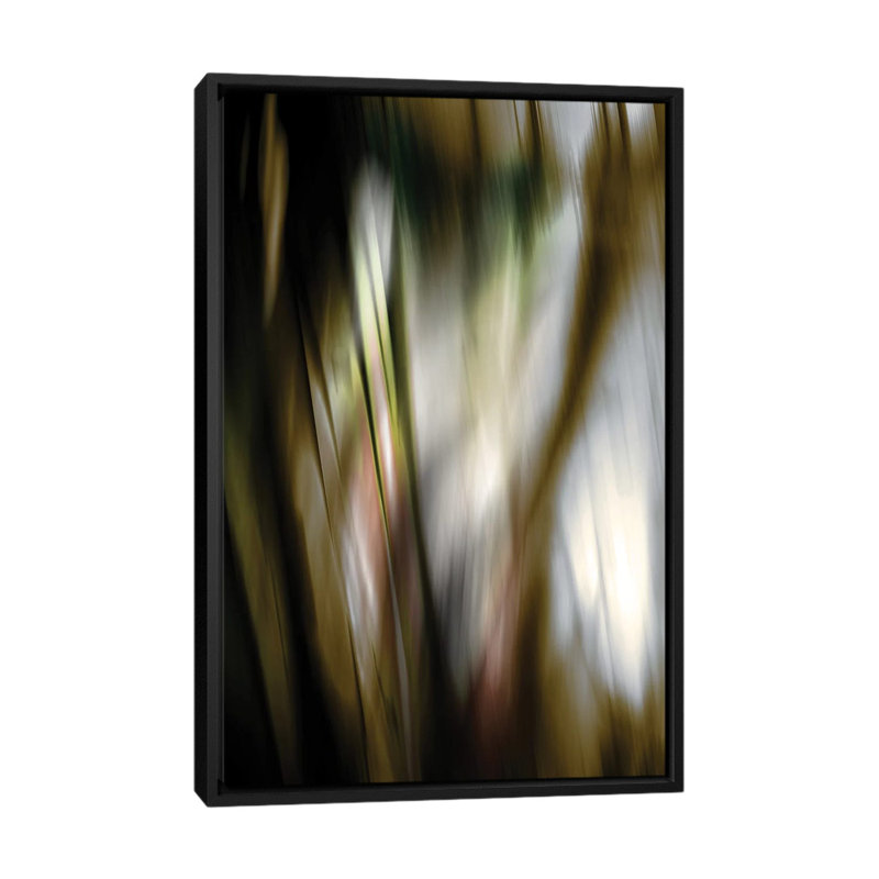 « organic iii », impression sur toile, H 26 po x l 18 po x P 1,5 po, Pas de tapis, Toile avec cadre noir