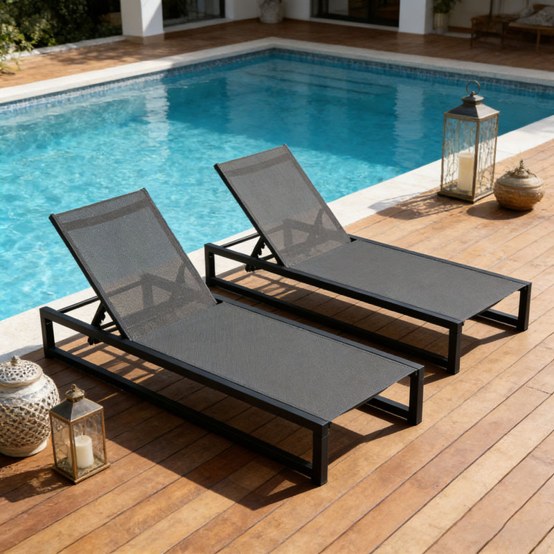 CHAISE EXTÉRIEURE, Noir, 2
