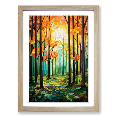 Spring Forest No.2 - Single Picture Frame Print on Wood