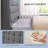 Floating Bed Frame with LED Lights, Charging Station, Tufted Storage Headboard, No Box Spring Needed-1130686581-1130686583