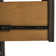 Lecco 2 Drawer Nightstand - Brown w/ Saw Cuts