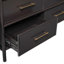 Armoire de rangement Calden Modern Glam Acacia-115697222