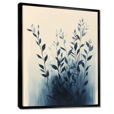 Baisden minimalisme solitude des feuilles en monochrome II - plantes, art mural