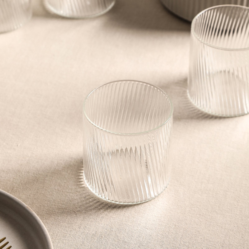 Ensemble de 8 verres en verre borosilicaté Stone Lain Haven, Transparent