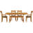 Sarah Solid Wood Top Four Leg Dining Set-16804972-16804989