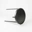 Med. Table en fonte d'aluminium noir antique