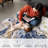 6'x9' Washable Abstract Marble Rug, Non-Slip Foldable Indoor Carpet for Bedroom Living Room Dorm, Blue-140085756-140085747