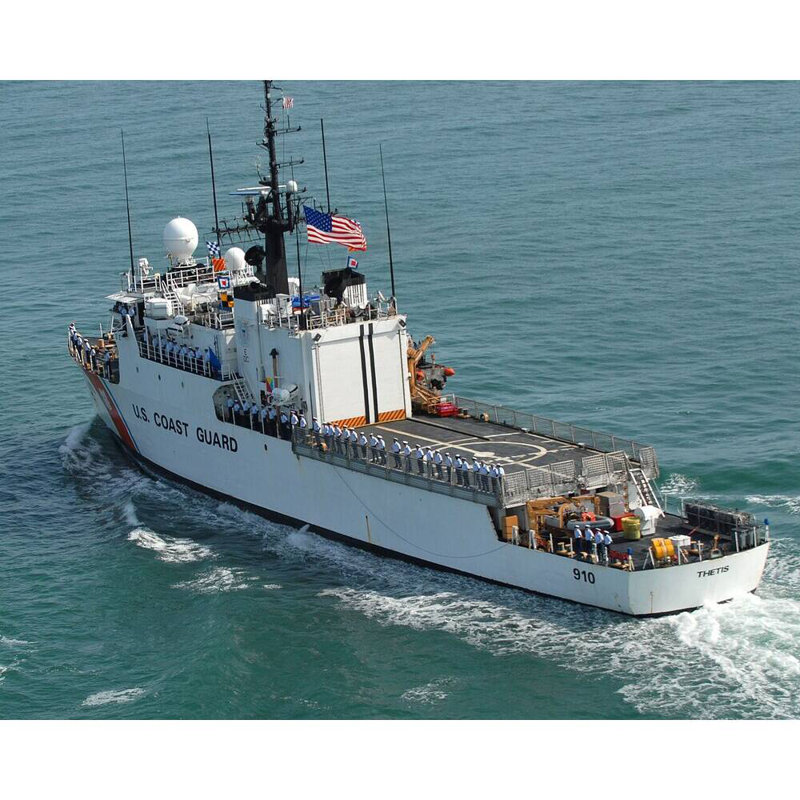 USCGC Thetis WMEC-910 Ship Model, 10" H x 30" W x 5" D