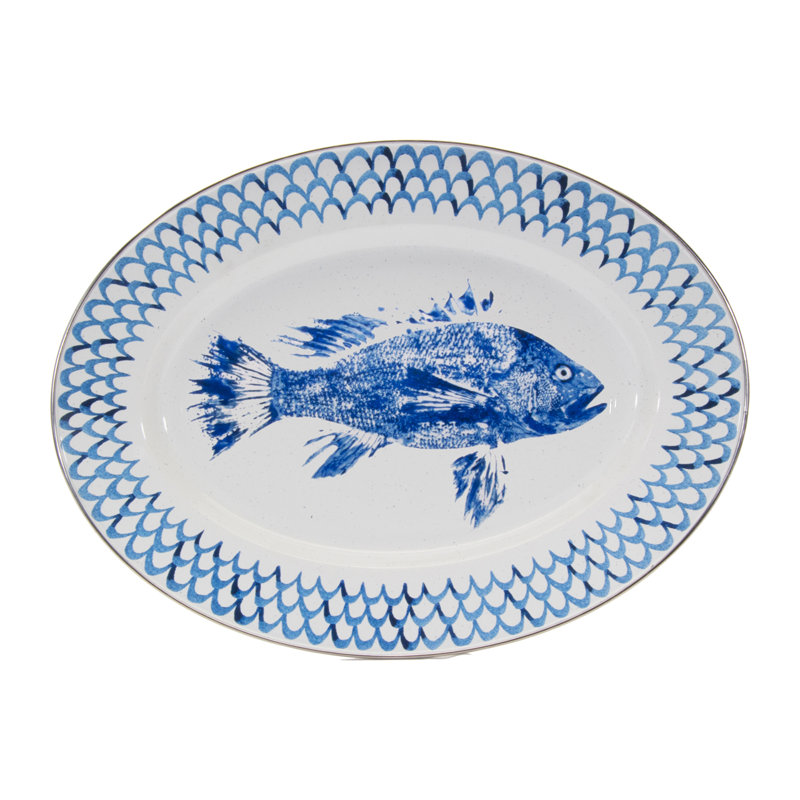 Fish Camp Oval Tray