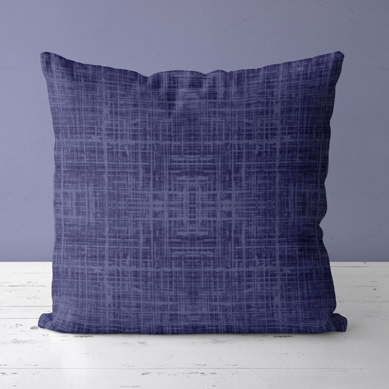 Housse de coussin carré et insert, Violet