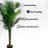 XBrand 59.1 inches Artificial Palm Tree with Pot – Tropical Plant for Indoor & Outdoor Decor, UV-Resistant, Low Maintenance-117186109