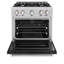 ZLINE 30" Classic Gas Range w/ 4 Burner Cooktop & Convection Oven w/ White Matte Door-409632633