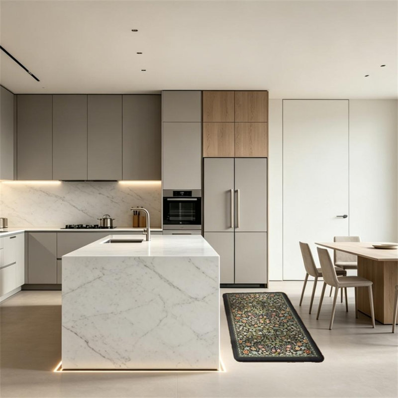 Floral Non-Skid Kitchen Mat