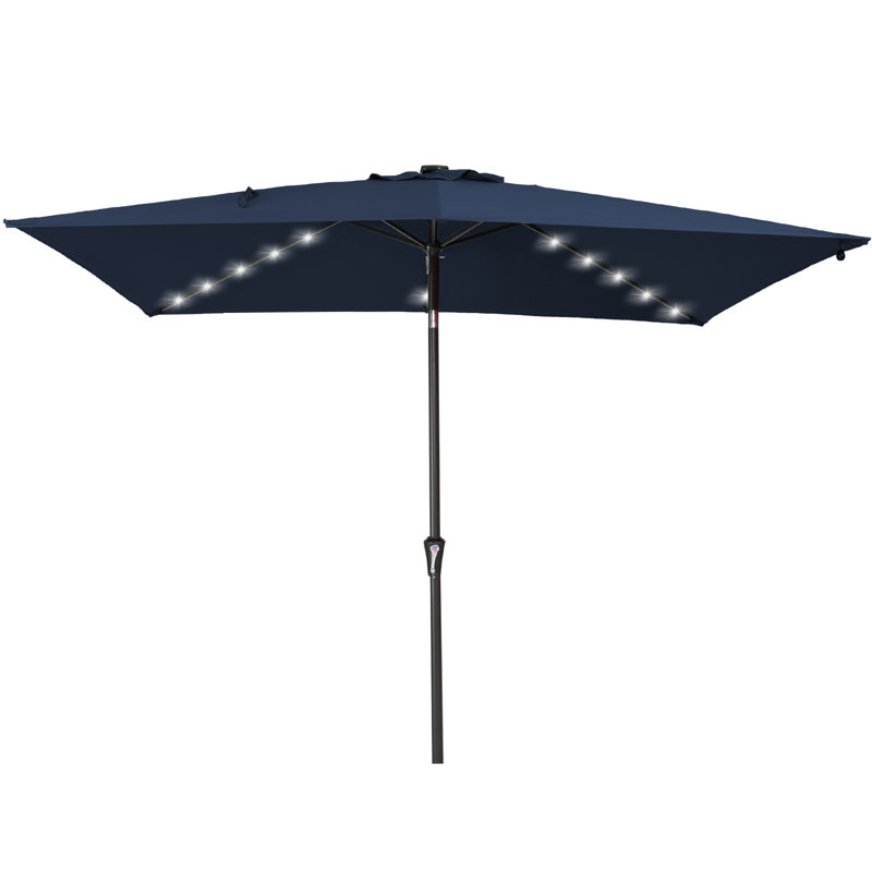 Beka rectangulaire lumineux, Bleu marine