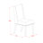 3 Piece Kitchen Table Set Contains a Round Dining Room Table with Pedestal and 2 Clay Linen Fabric Upholstered Chairs, Natural-1777573236-1777544590-1777544589