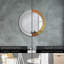 Huldar Glass Flat Wall Mirror