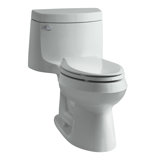 Cimarron 1.28 GPF Water Efficient Elongated One-Piece toilet (Seat Included)