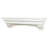 Rustic Floating Wood Fireplace Mantel Shelf with Arched Corbels - Pine Wood-164010025-243860107