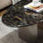 Elegant oval-shaped marble coffee table-1610608627