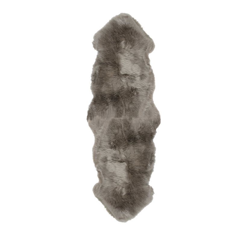 Chanden Hand Tufted Sheepskin Indoor Rug, Double 2' x 6'